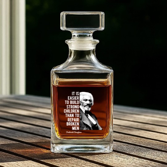 Frederick Douglass Quote For Black History Month Whiskey Decanters
