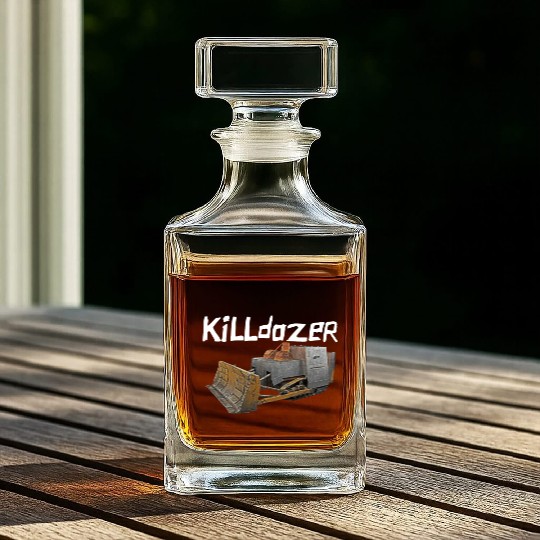 Killdozer Whiskey Decanters