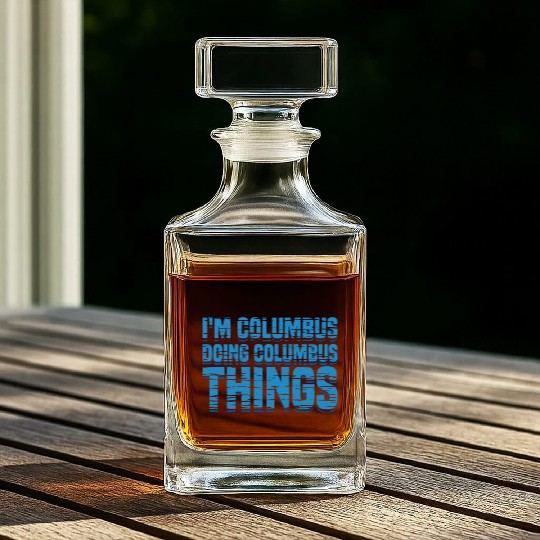 Columbus Day 1492 Whiskey Decanters