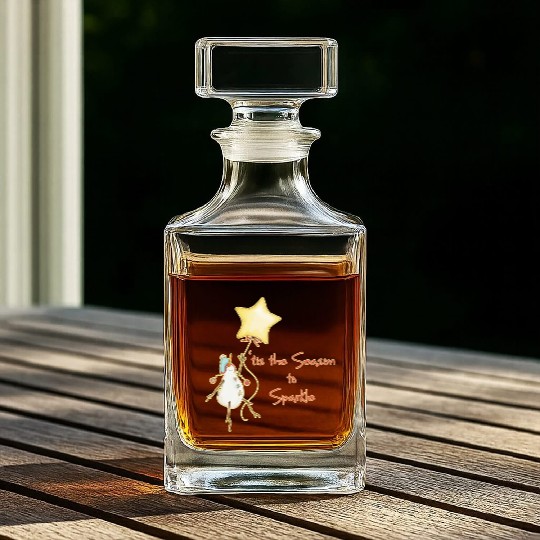 'tis the season to sparkle Whiskey Decanters
