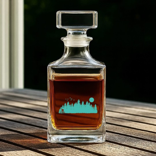Cycling in Nature Fitness Whiskey Decanters