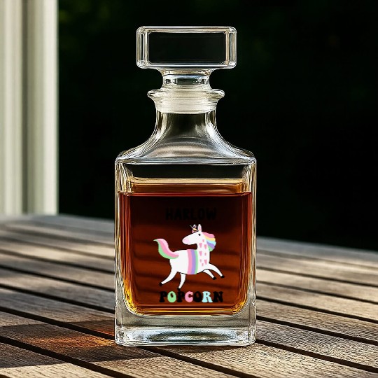 Harlow And Popcorn Merch Popcorn The Pony Whiskey Decanters