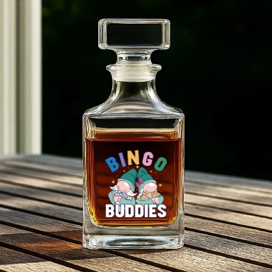 Bingo Card Game Grandma Bingo Player Bingo Cards Whiskey Decanters