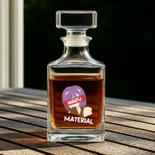 Anime Waifu Material Manga Eyes Japanese Whiskey Decanters