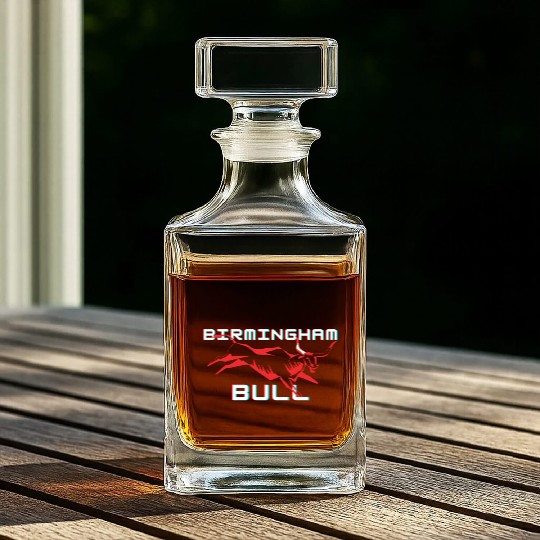 Birmingham bull Whiskey Decanters