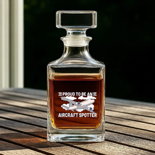 Aircraft Spotting Airplane Aircraft Spotter Whiskey Decanters
