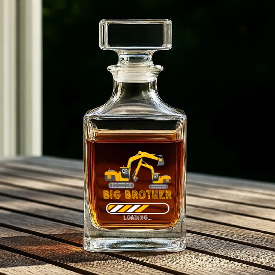 Big brother excavator Whiskey Decanters