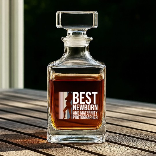 Best Newborn And Maternity Photographer - Whiskey Decanters