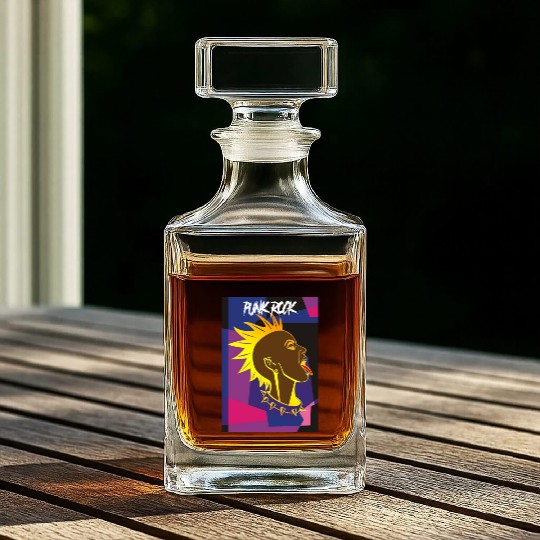 PUNK ROCKER Whiskey Decanters