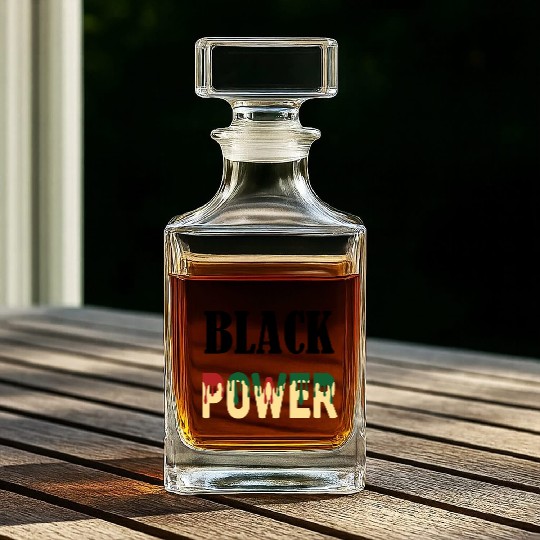 Black Power Whiskey Decanters