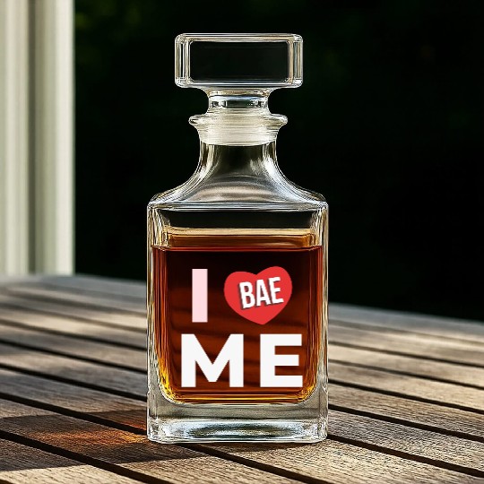 I Love Me 4 Whiskey Decanters