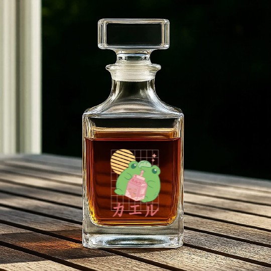Strawberry Milk Frog Japanese Whiskey Decanters