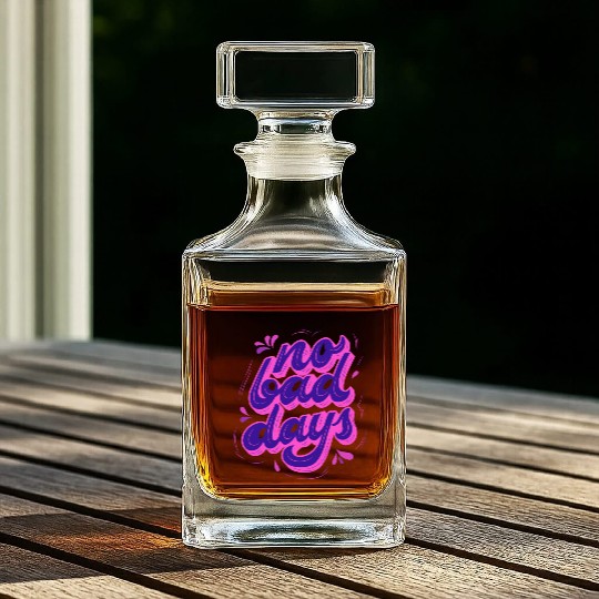 No Bad Days Whiskey Decanters