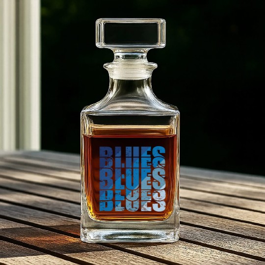 Blues Music Jazz Trumpet Chicago Whiskey Decanters