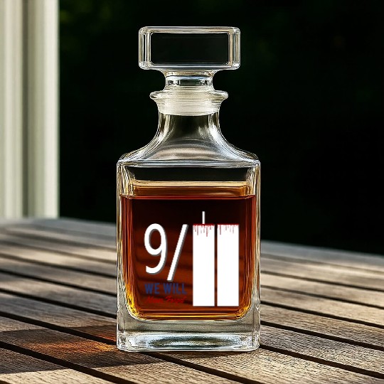 Patriot Day 9 11 Twin Towers New York USA Amerika Whiskey Decanters