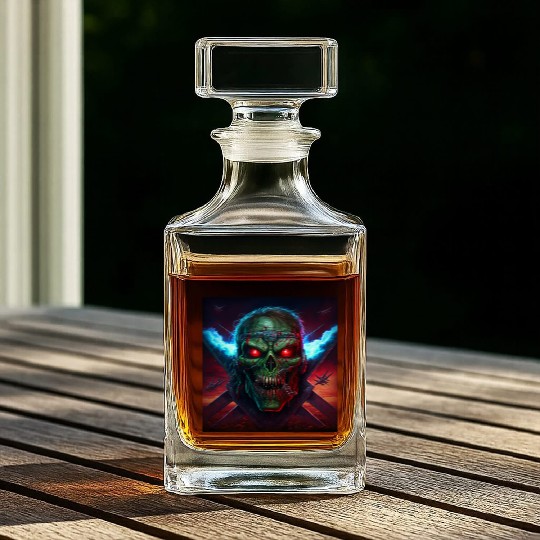 ZOMBIE IRON MAIDEN (version 14) Whiskey Decanters