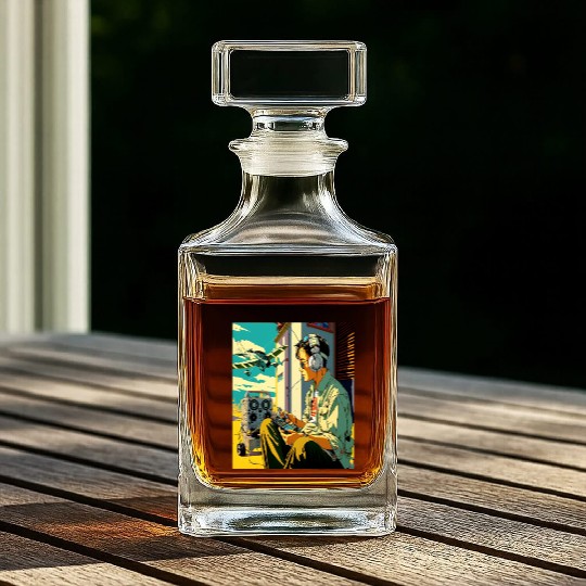 Miniature Plane Lover Cool Retro Radio Controlled Whiskey Decanters