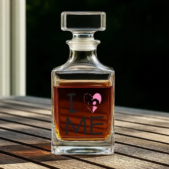 I Love Me 10 Whiskey Decanters