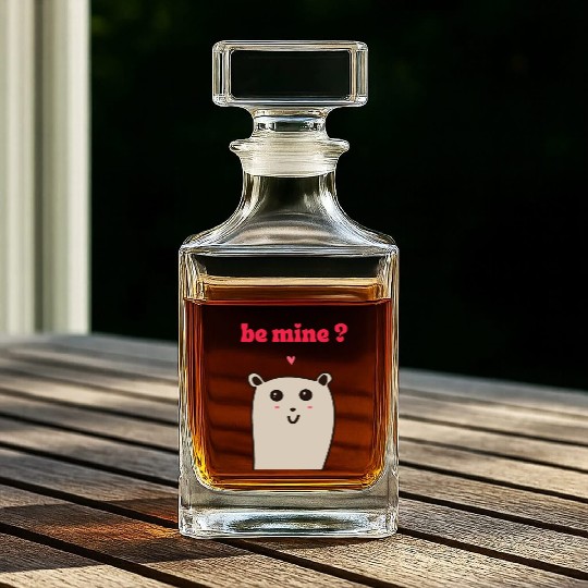 Be Mine Whiskey Decanters, Valentine's Day Whiskey Decanters