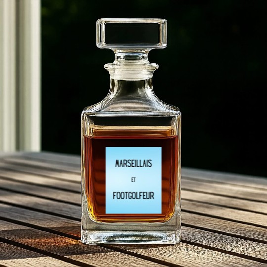 Marseillais et footgolfeur Whiskey Decanters