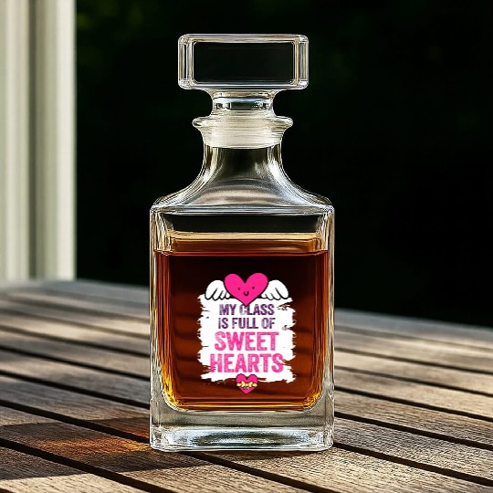 My Class Is Full Of Sweethearts Whiskey Decanters