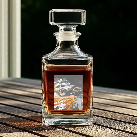 Car Muscle Car Vintage Retro classic car Whiskey Decanters