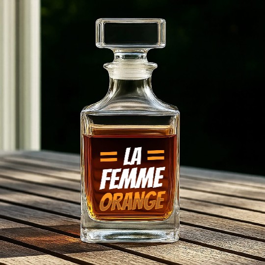 La Femme Orange Whiskey Decanters