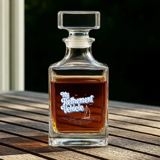 Retired Sailor Sailing Retirement Plan Whiskey Decanters