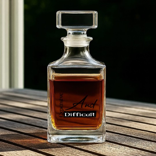Expensive And Difficult Whiskey Decanters