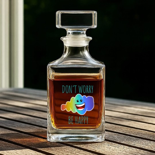 equality gay pride rainbow retro Whiskey Decanters