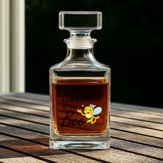 Sweet As Can Bee Sweet baby, Cute honey bee Whiskey Decanters