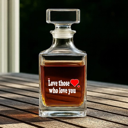 life quotes Whiskey Decanters