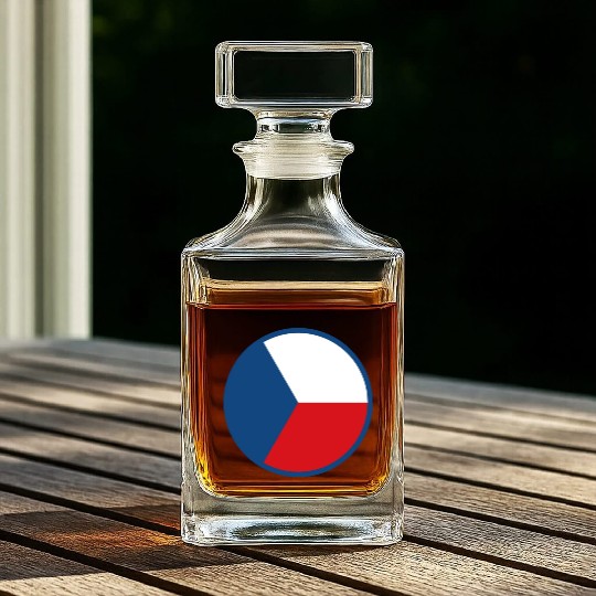 Czech Air Force Current Emblem Whiskey Decanters