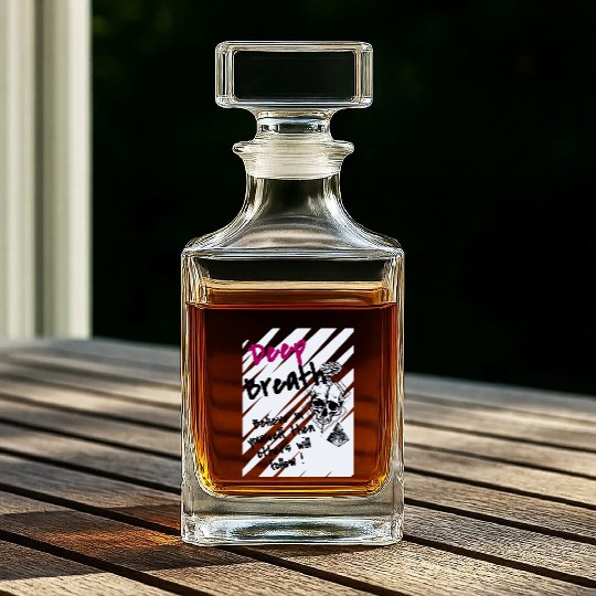 Deep Breath Believe In Yourself Then Others Will F Whiskey Decanters