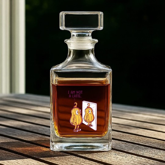 Pumpkin Latte Lover Coffee Pumpkin Whiskey Decanters