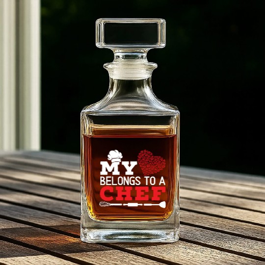 Culinary Gangster Pastry Chef Cooking Culinary Whiskey Decanters