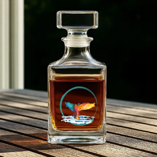 Whale Tail T - Whiskey Decanters