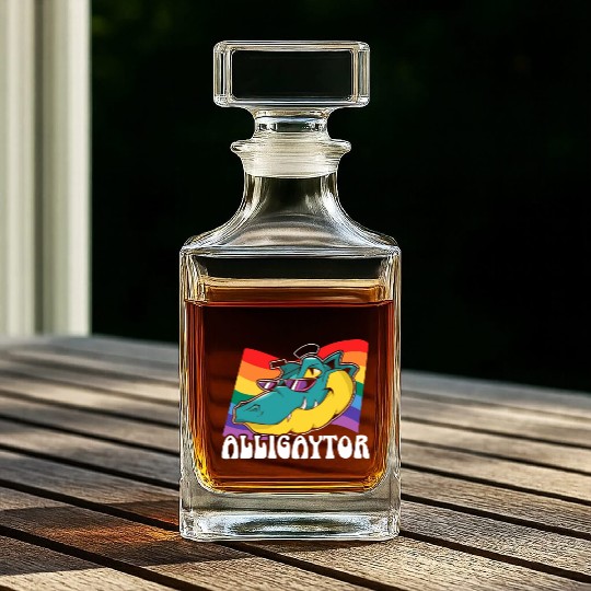 Gay Rights Rainbow Pride Month LGBTQ Gay Pride Whiskey Decanters