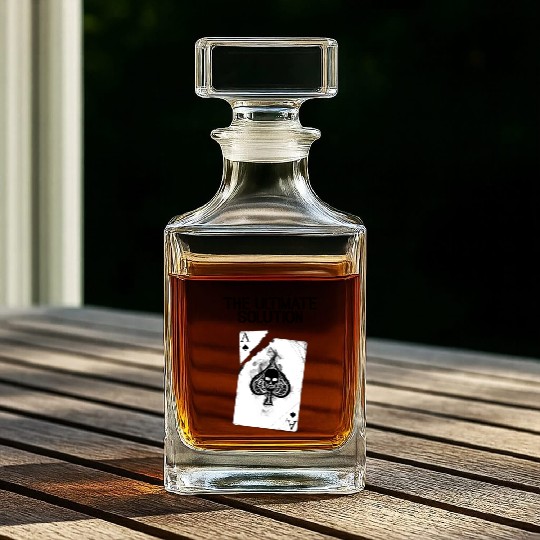 playing card - The ultimate solution Whiskey Decanters