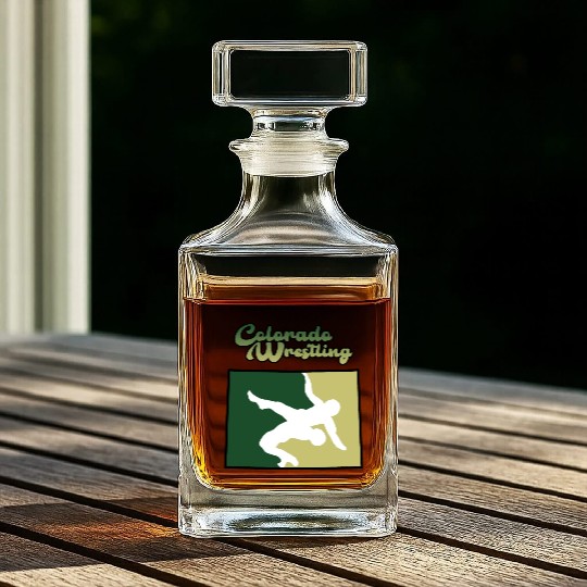 Colorado Wrestling Whiskey Decanters