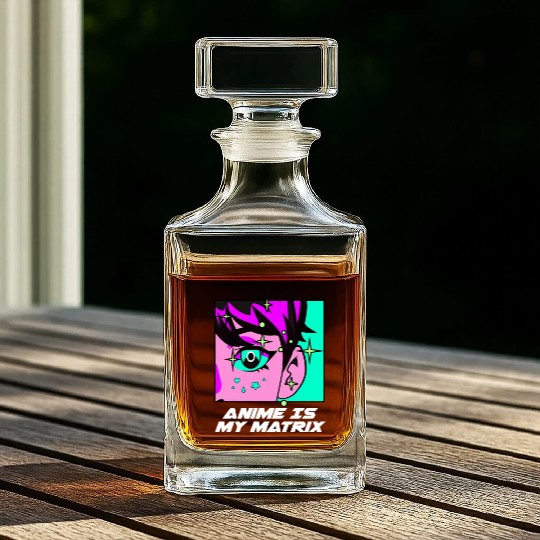 Anime Is My Matrix Kawaii Japanese Cute Japan Anim Whiskey Decanters