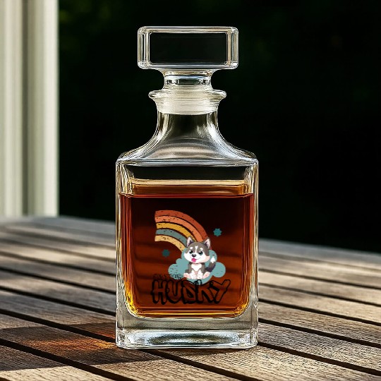 I M YOUR HUSKY Whiskey Decanters