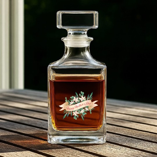 Happy Mother's Day Whiskey Decanters