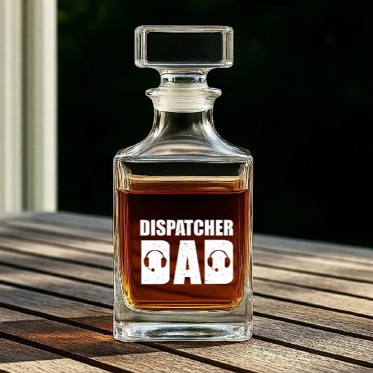Dispatcher Dad Whiskey Decanters