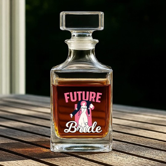 Future Wife Bachelorette Party Wedding Bride Whiskey Decanters