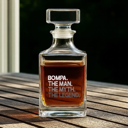Bompa The The Myth The Legend Whiskey Decanters