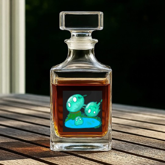 Swamp Slime Whiskey Decanters