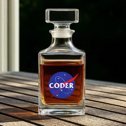 Coder Computer Science Programmer Software Whiskey Decanters