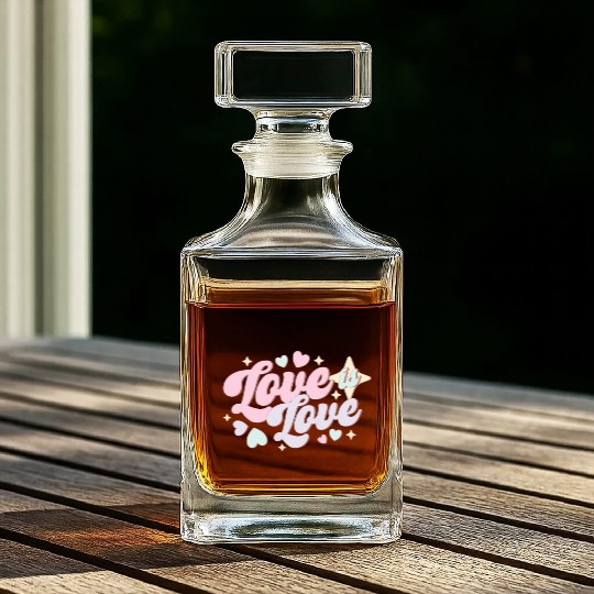 Love Is Love, LGBT Pride Month Whiskey Decanters