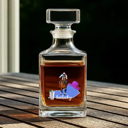 Kentucky Horse Racing Derby Py Whiskey Decanters